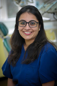 Tamanna Chopra Tamanna Chopra, associate dentist at Euro Dental